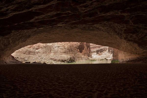AZ, Grand Canyon NP View inside Red Wall Cavern